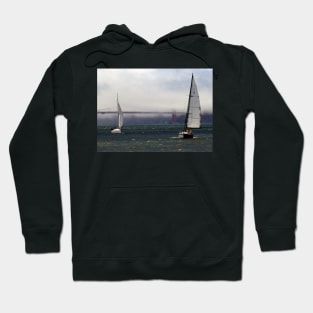 San Francisco, Golden Gate, yachts Hoodie